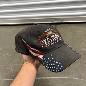 Vintage 00s biker flame eagle hat
